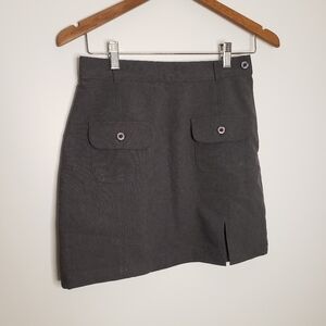 Xhilaration Vintage 90s Y2K Grey Skirt